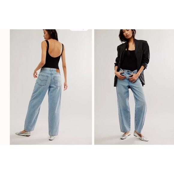 Levis Light Wash Baggy Dad Jeans Size 31 - Picture 1 of 7